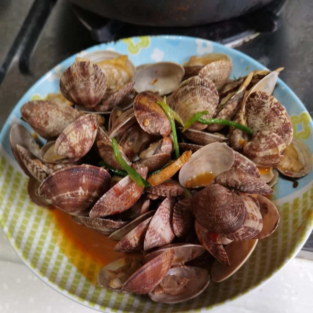 家常快手菜 爆炒花蛤（主调料仅三味）