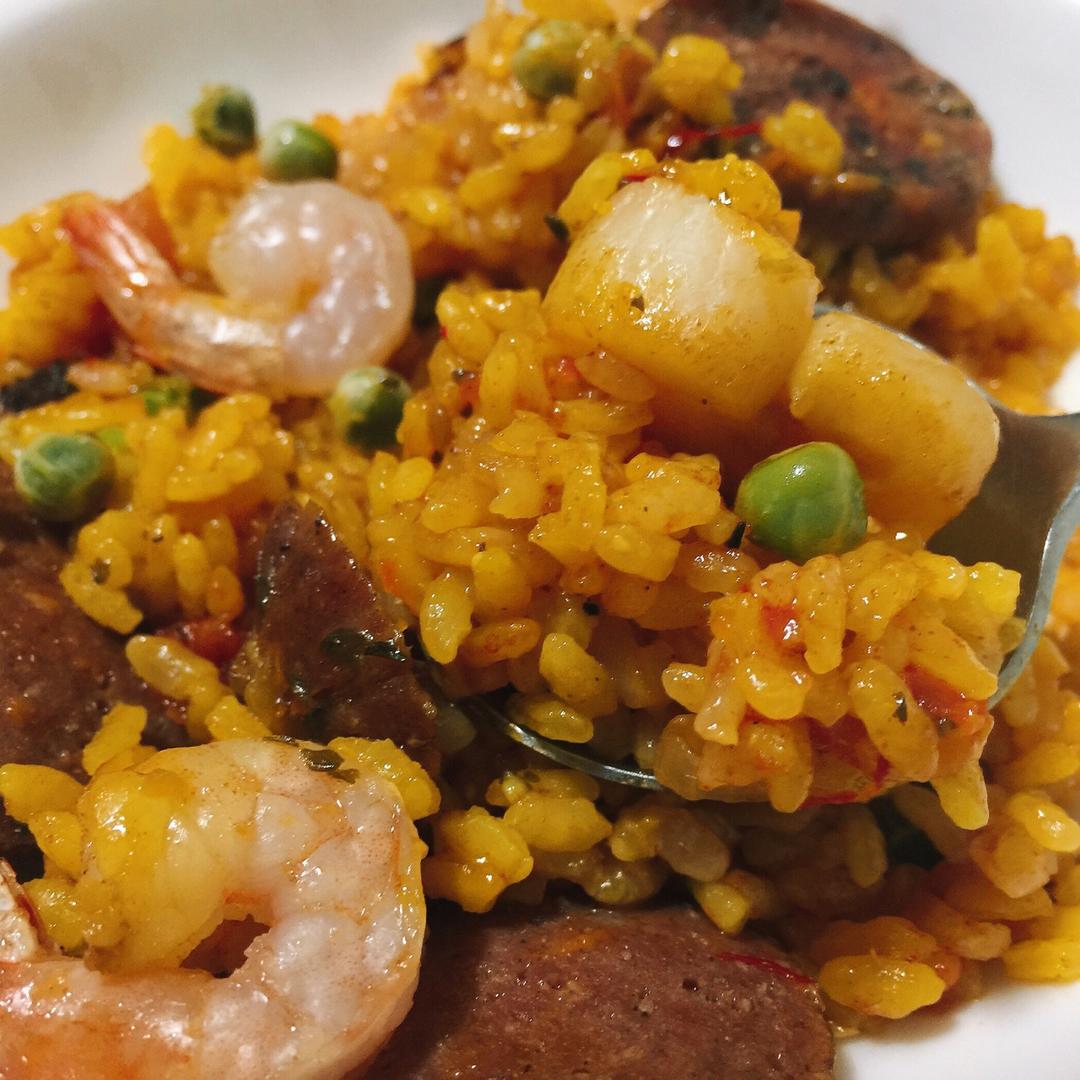 【曼食慢语】Seafood Paella 西班牙海鲜饭