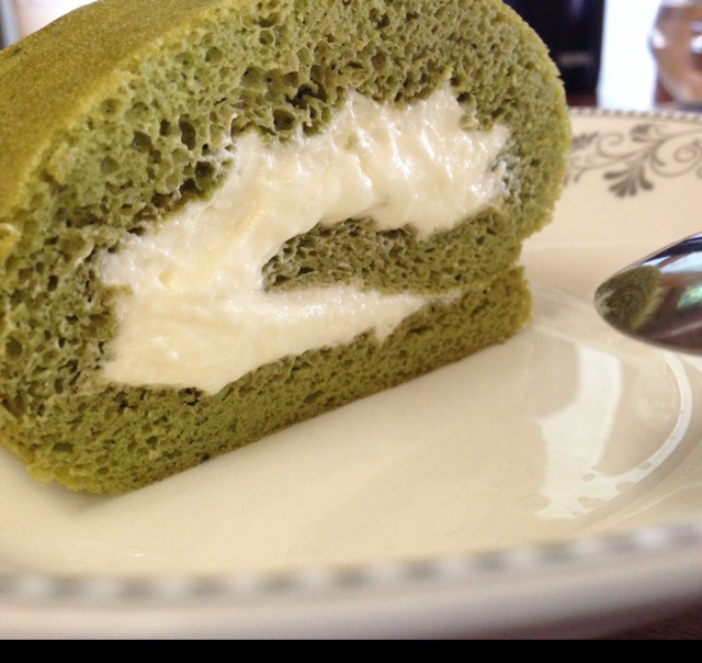 抹茶奶油蛋糕卷——最爱这一抹清新