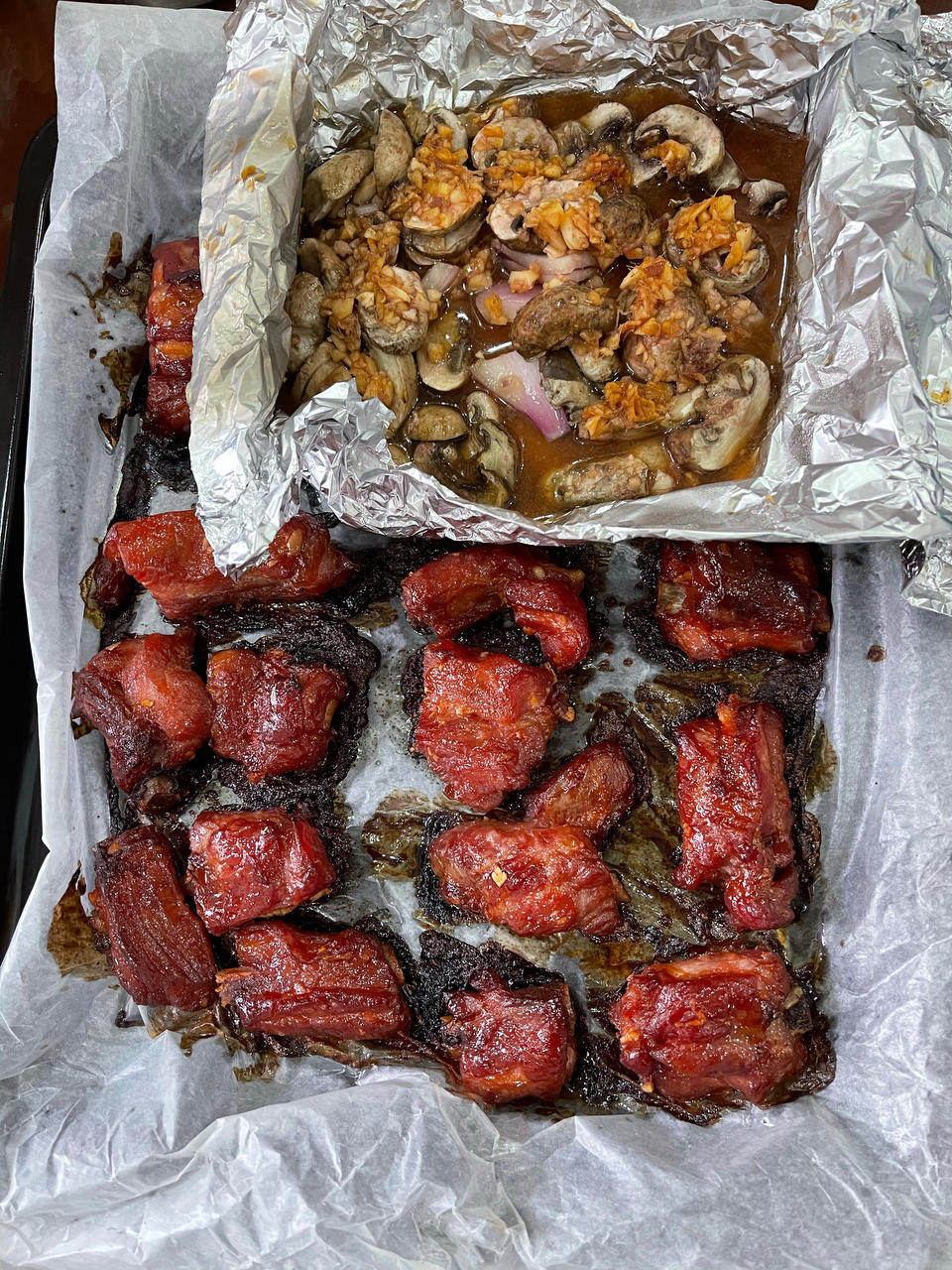 蜜汁叉烧排骨（烤箱版）