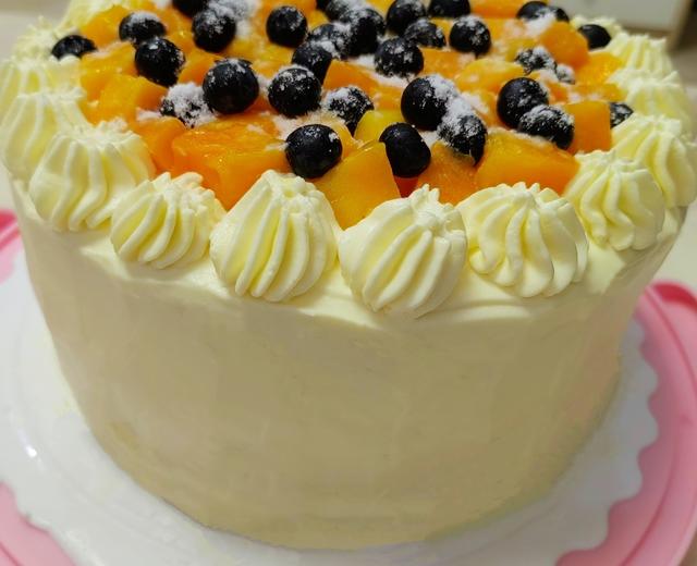 简单易学的芒果奶油蛋糕（8寸）