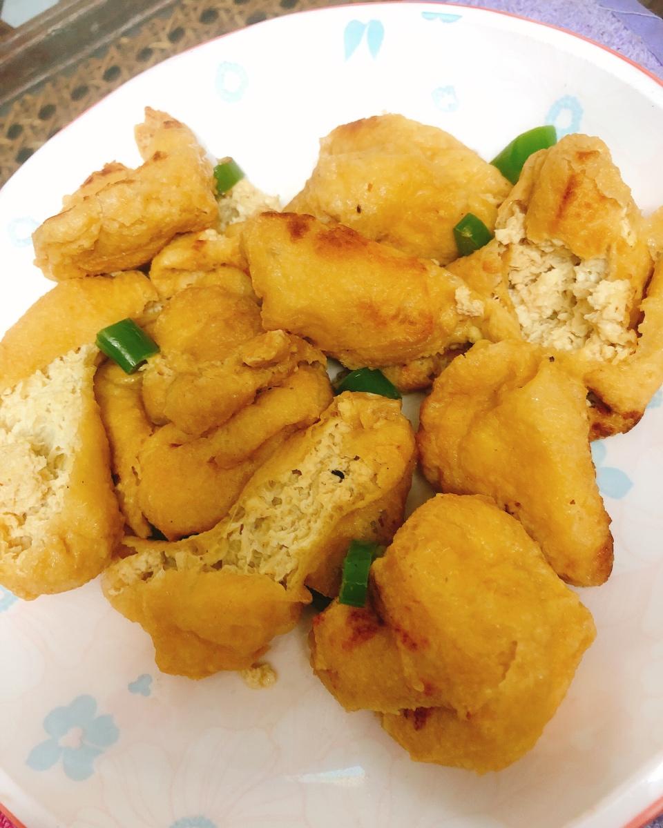 青椒油豆腐——这样做比肉还好吃的油豆腐