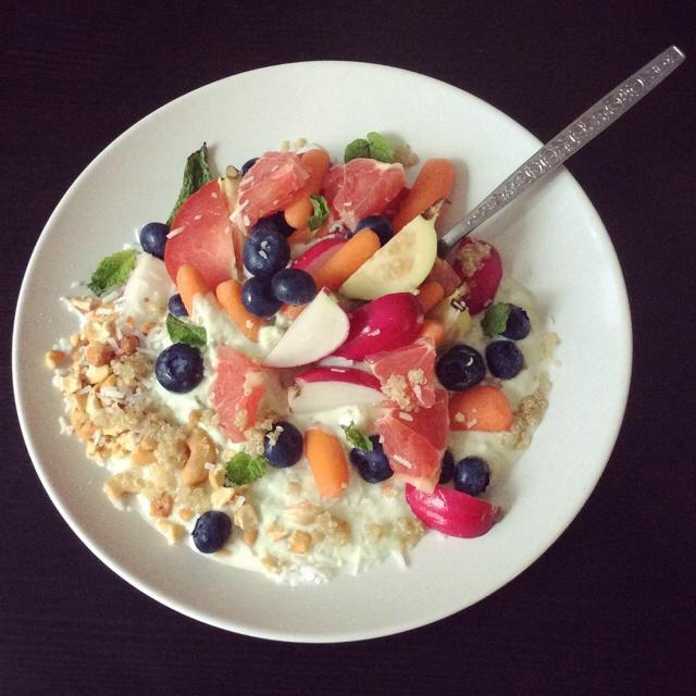 藜麦杂果酸奶 Mixed Fruits Quinoa Yogurt Bowl的做法