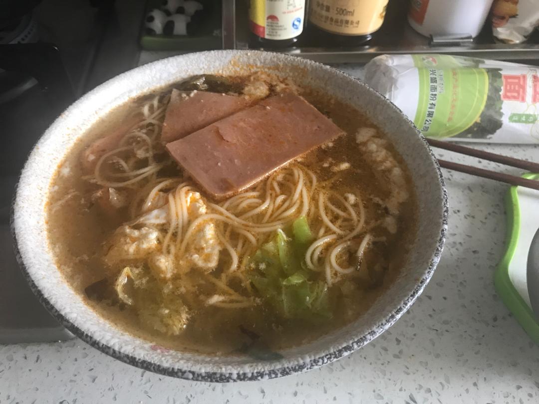 鸡蛋汤面