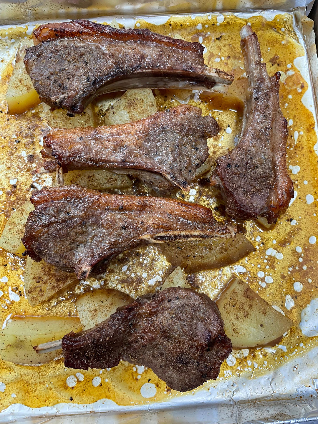 超好吃的烤羊排烤箱版