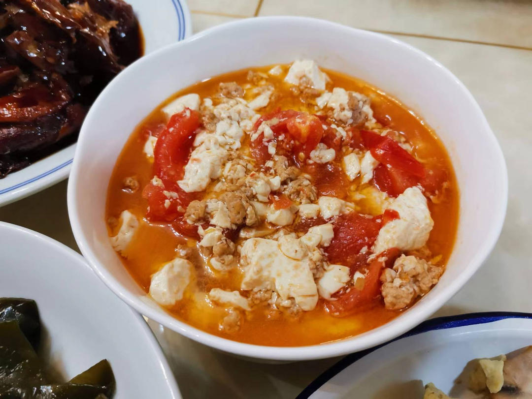 巨下饭 家常茄汁肉末烧豆腐