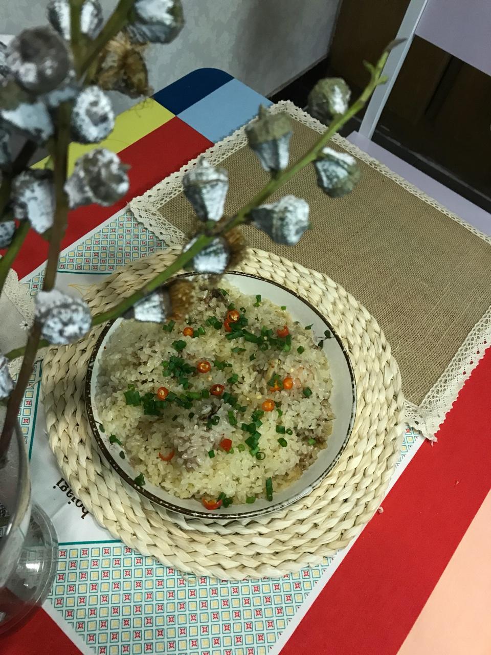 荷叶糯米蒸排骨