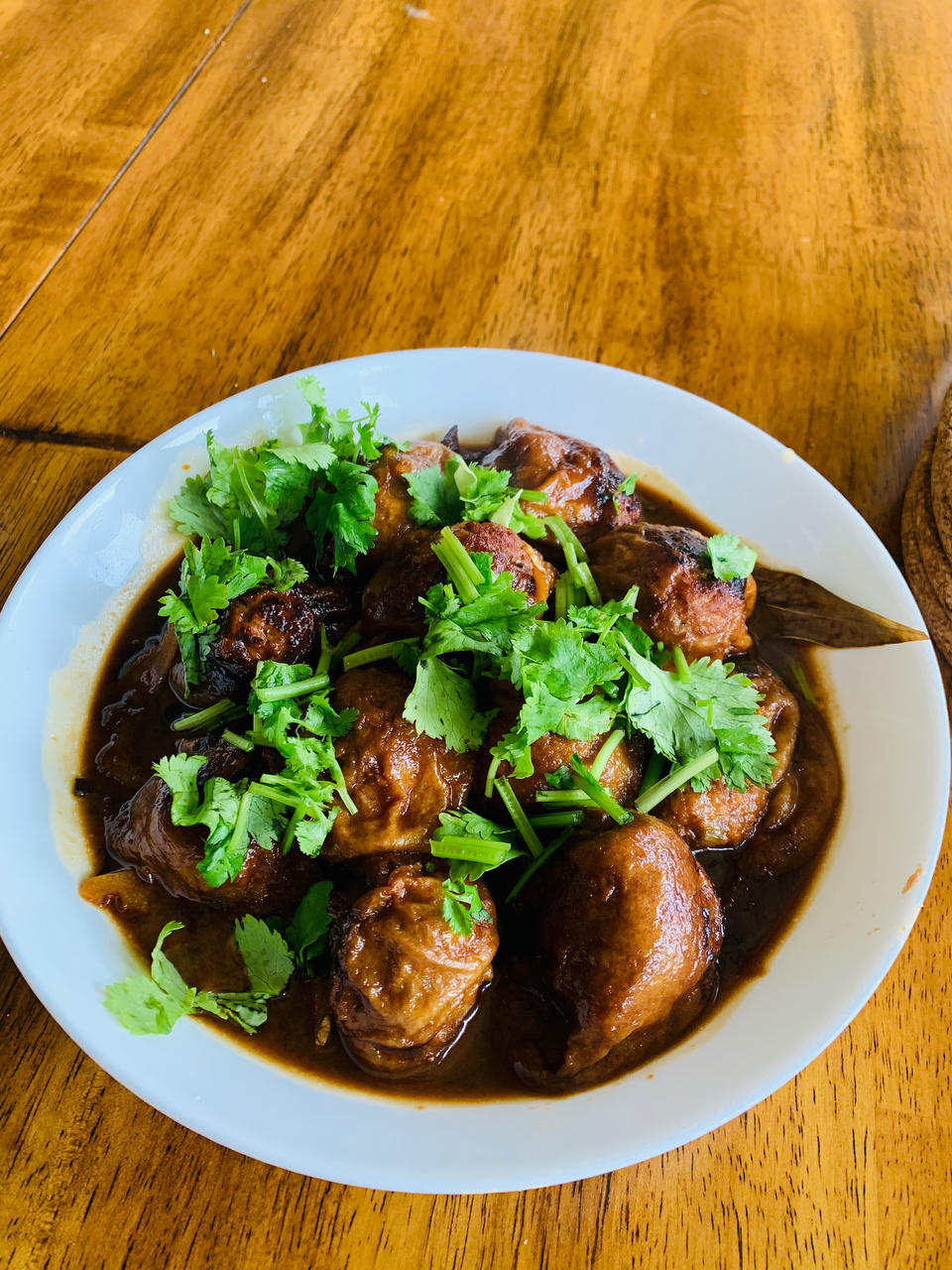 红烧油面筋塞肉