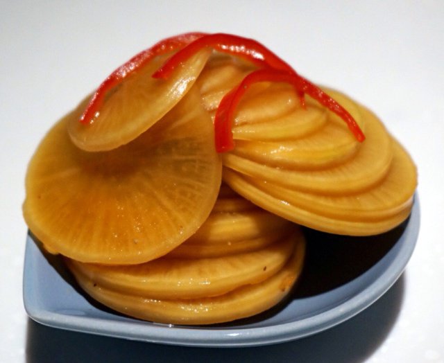 君淑做的腌萝卜