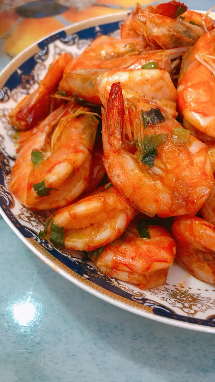 香炒鲜虾（附：鲜虾面）