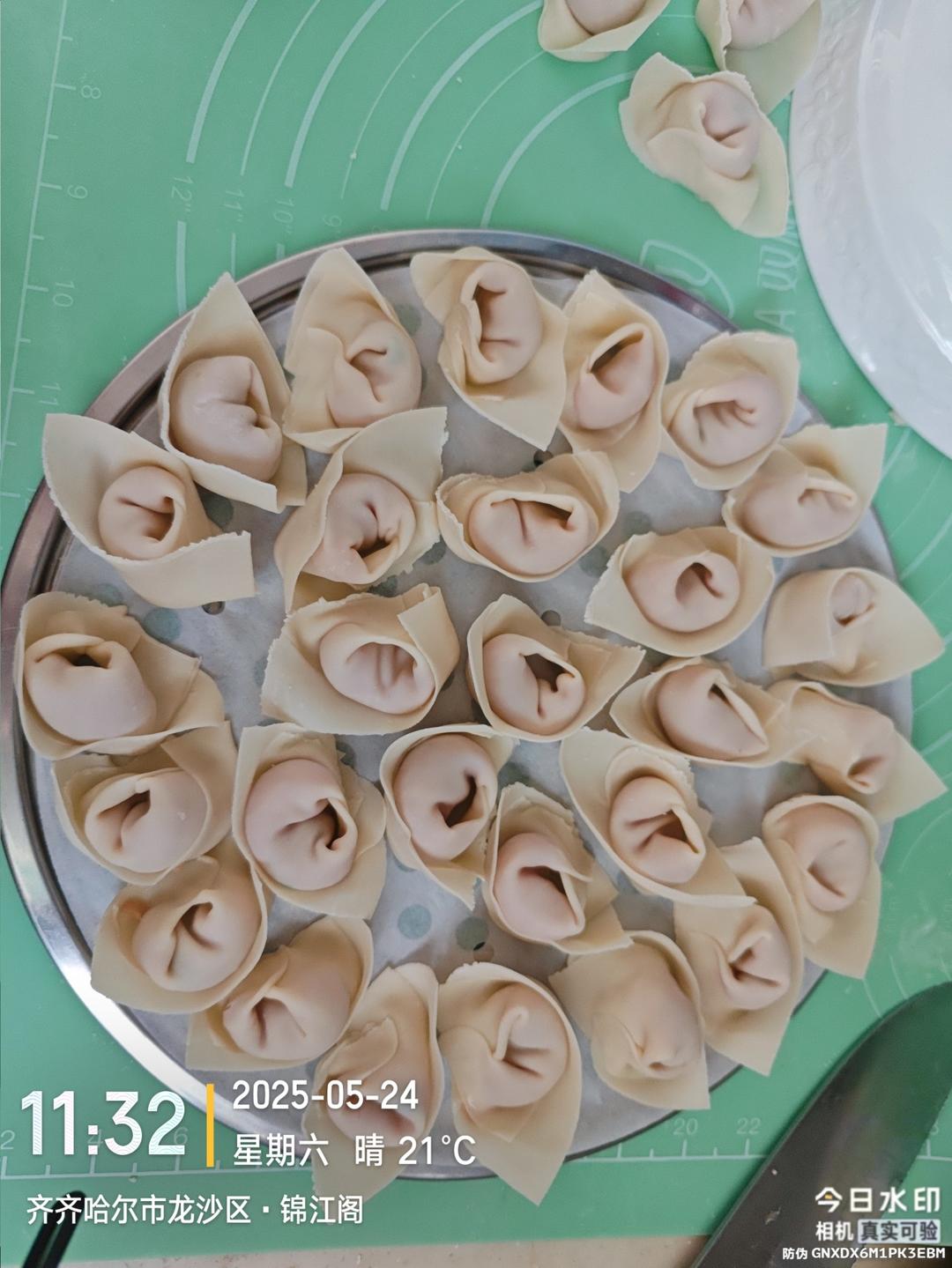 肉不柴的馄饨馅