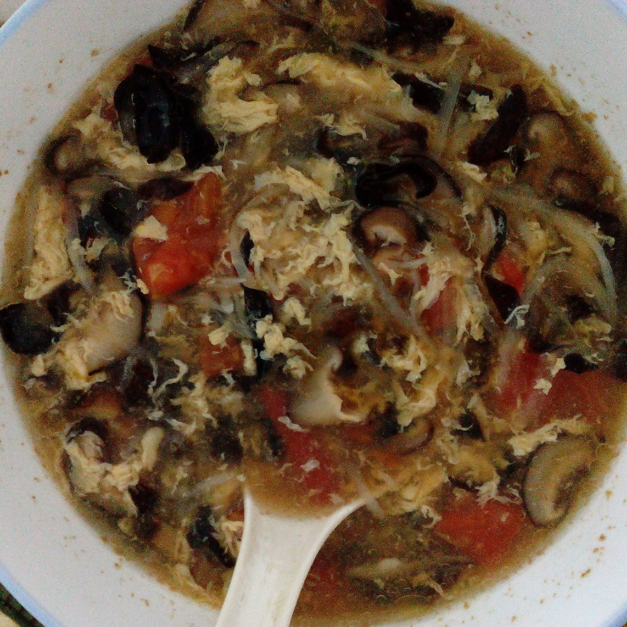 酸辣汤 Spicy & Sour Shredded Pork Soup