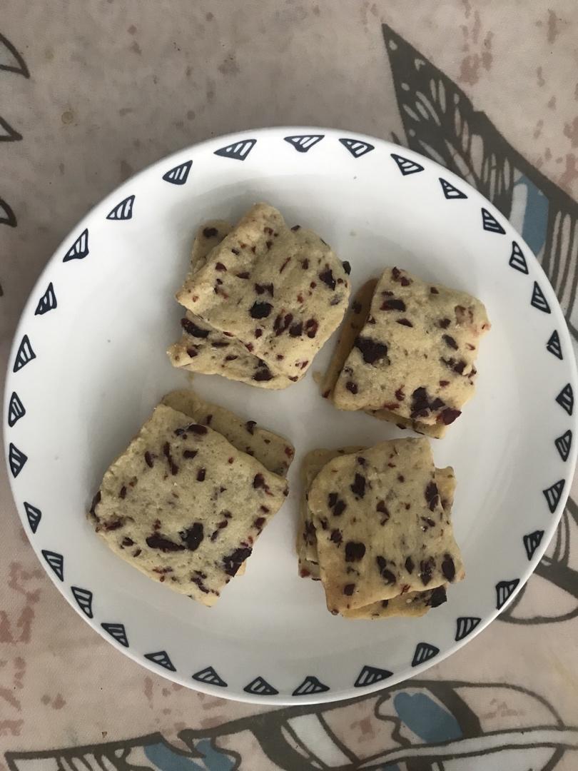 低糖少油版蔓越莓饼干