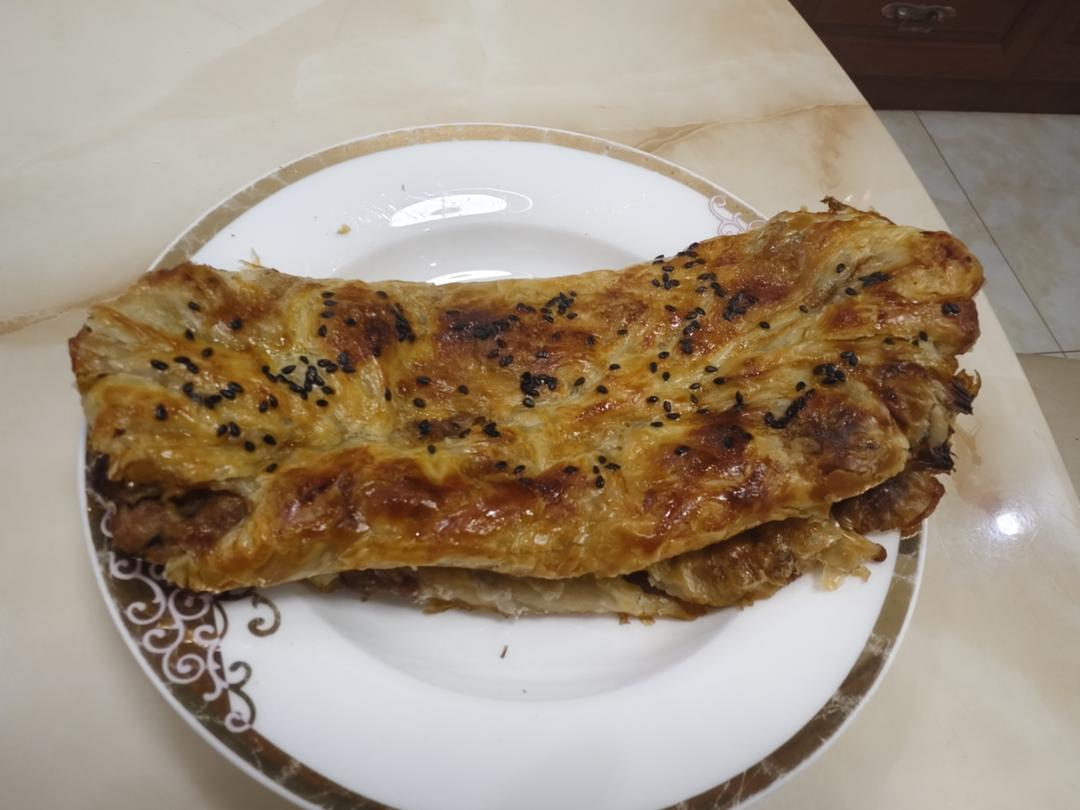 手抓饼版牛肉馅饼