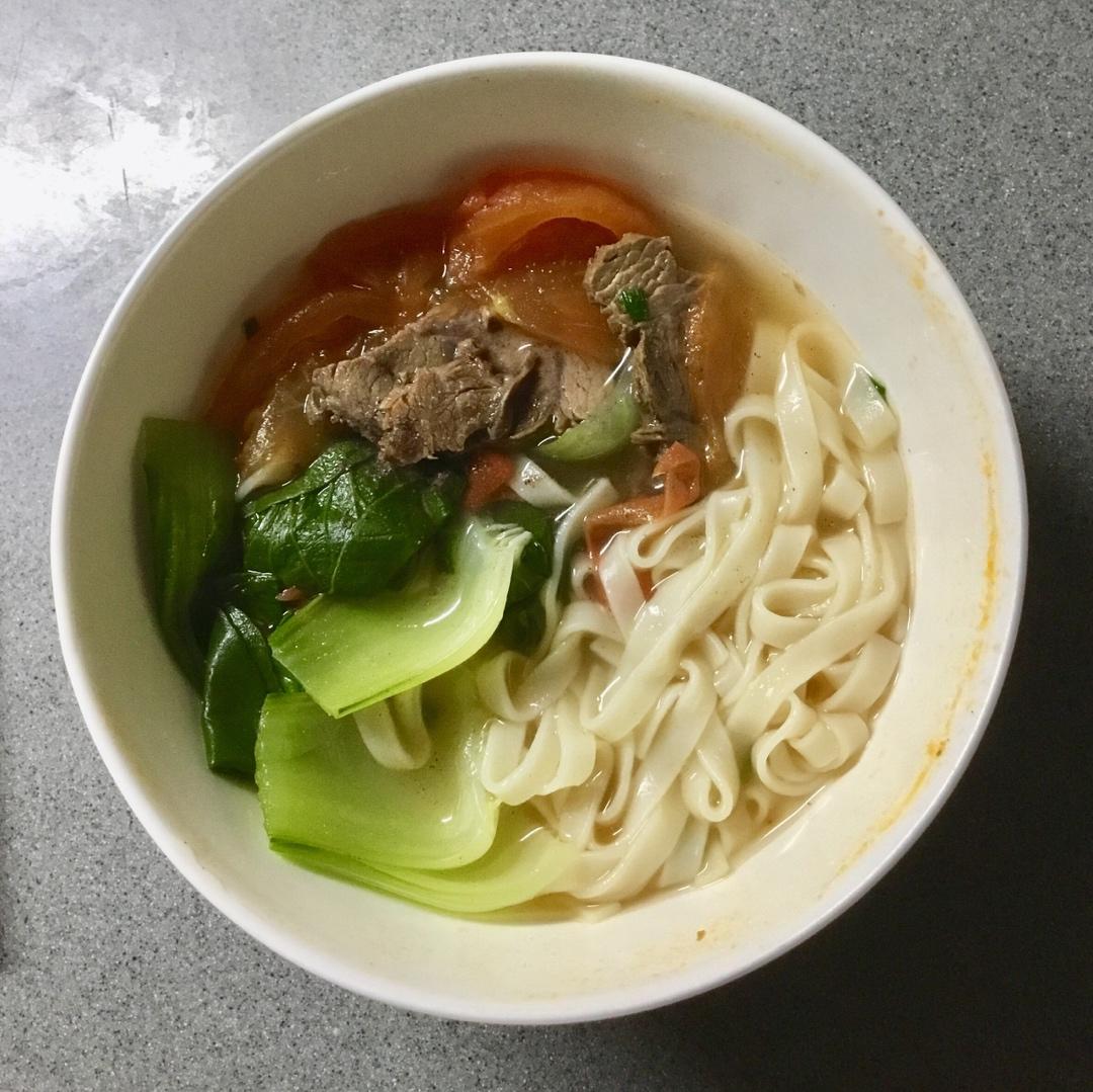 虾仁西红柿热汤面丨健康·三餐<好好吃饭8>