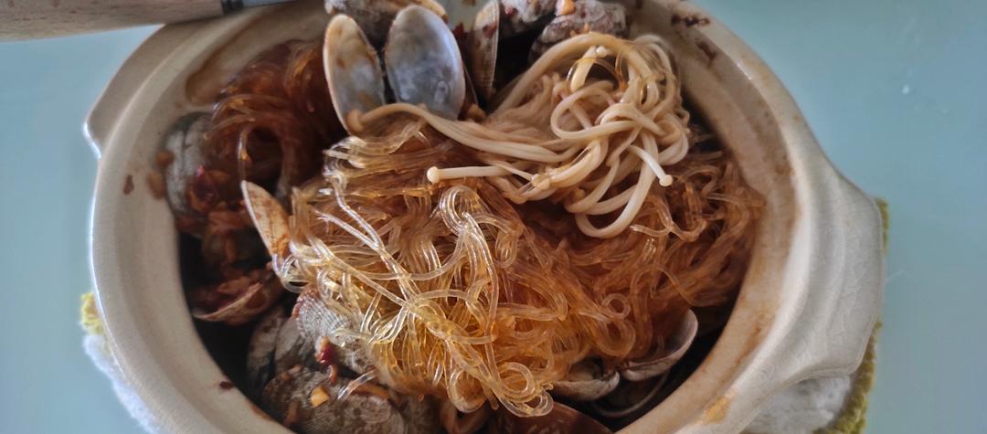 ㊙️自制花甲粉丝煲比外卖还好吃