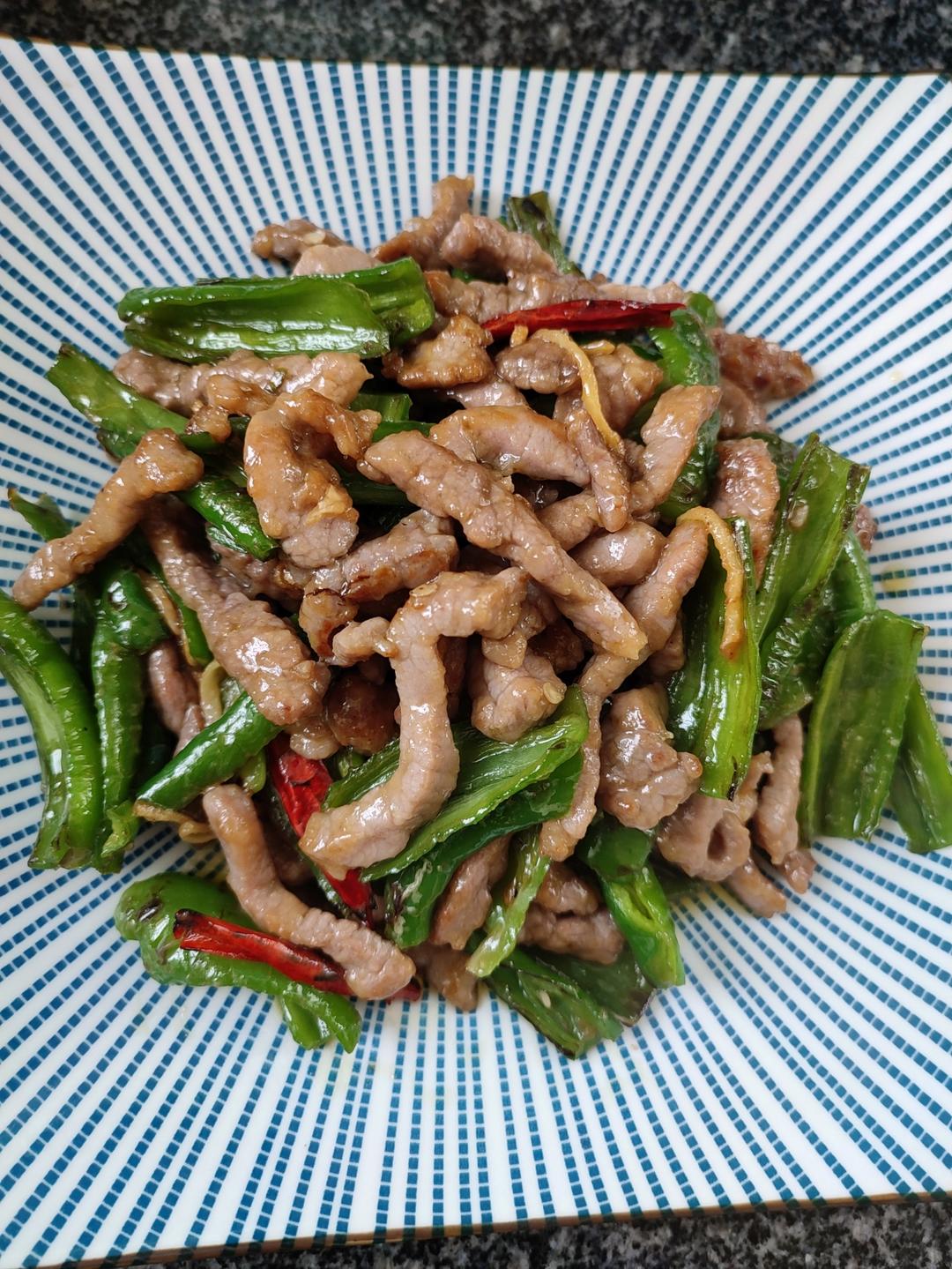 绝对不会炒老的尖椒牛柳