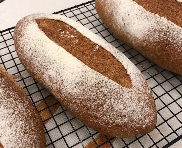 低脂健康软式黑麦法国面包的做法