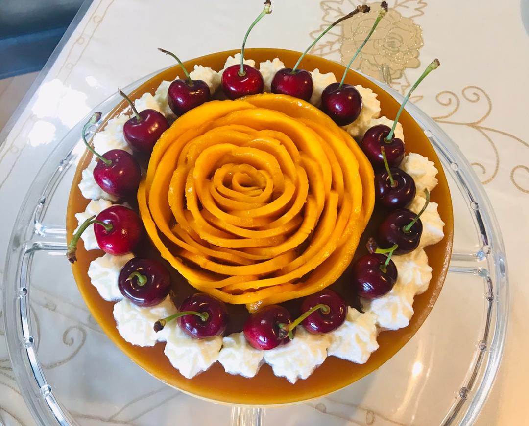 【视频】芒果慕斯（6寸） | 含镜面果胶配方