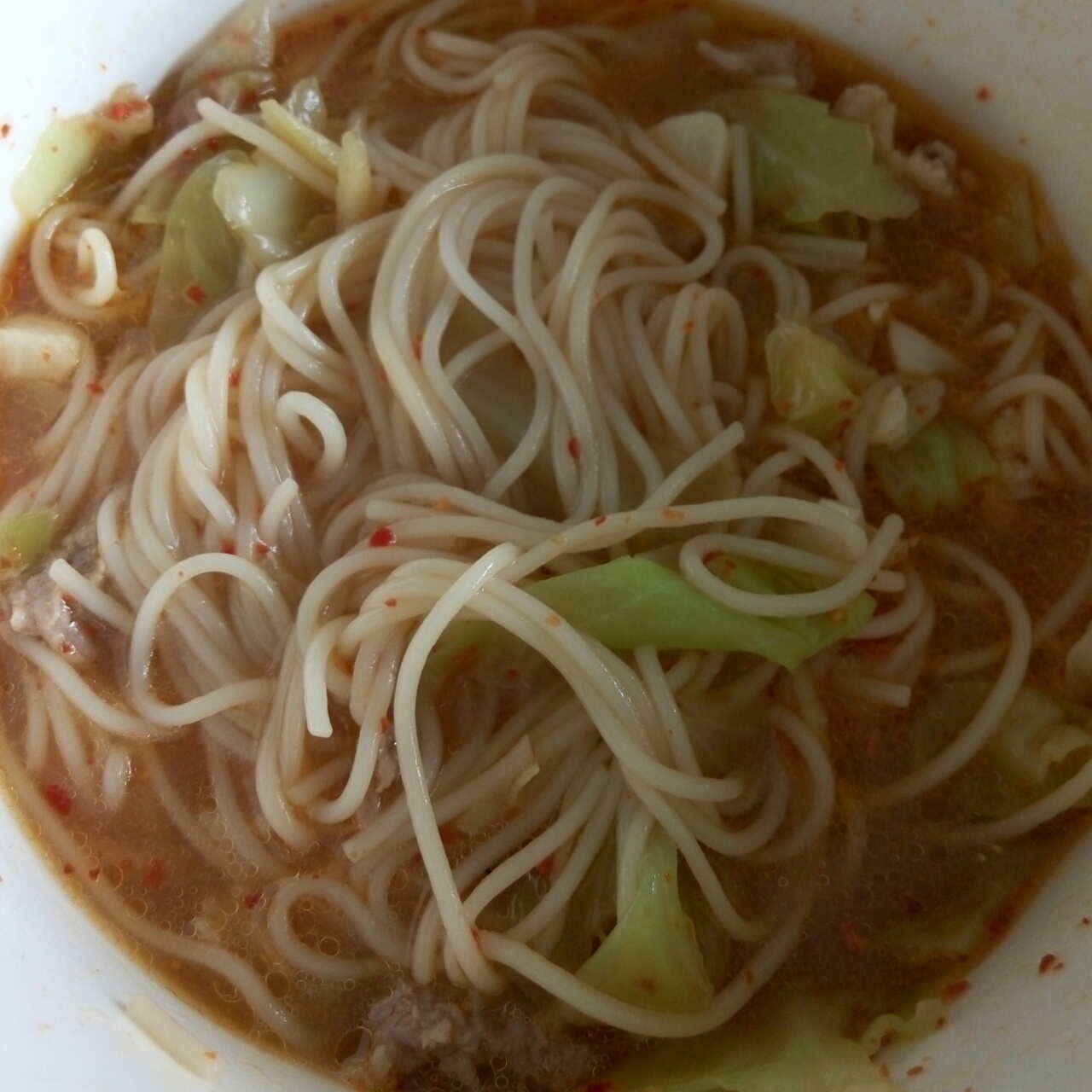 鸡蛋香菇面条
