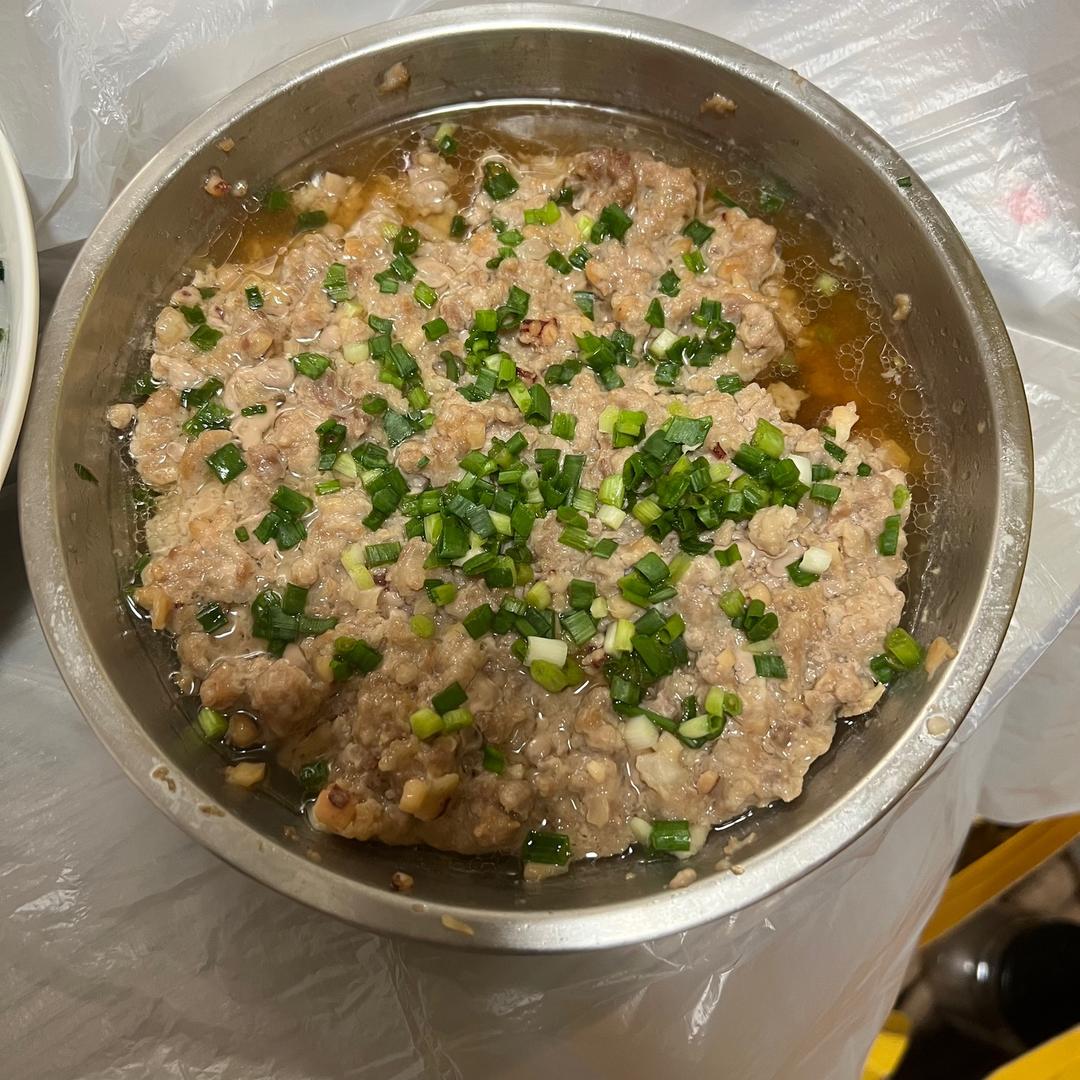 土魷蒸肉餅