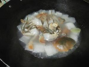 冬瓜粉丝水蟹汤的做法 步骤6