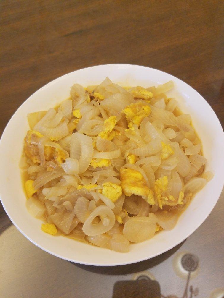 洋葱炒鸡蛋