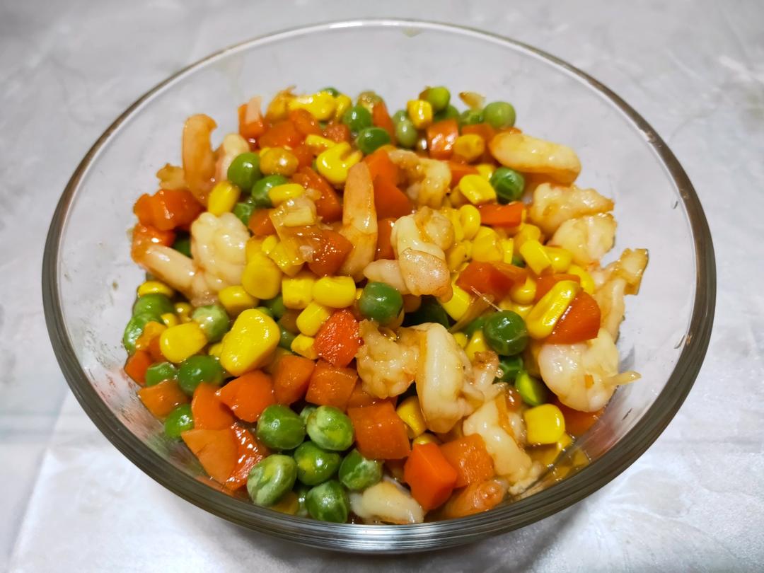 虾仁玉米