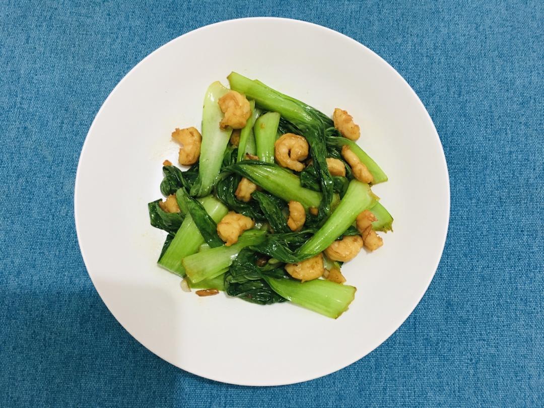 虾仁油菜