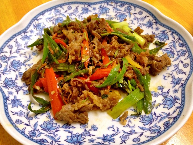 小炒牛肉