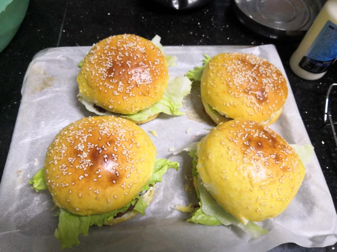 松软汉堡包胚