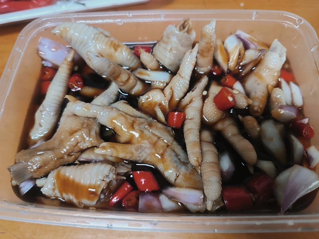 【柠檬酸辣鸡爪】自制超级无敌美味的网红鸡爪