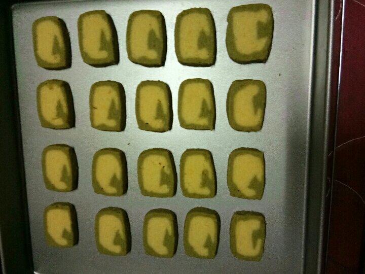 抹茶兔兔曲奇（比熊猫简单！超详细实物图+超良心手绘图）