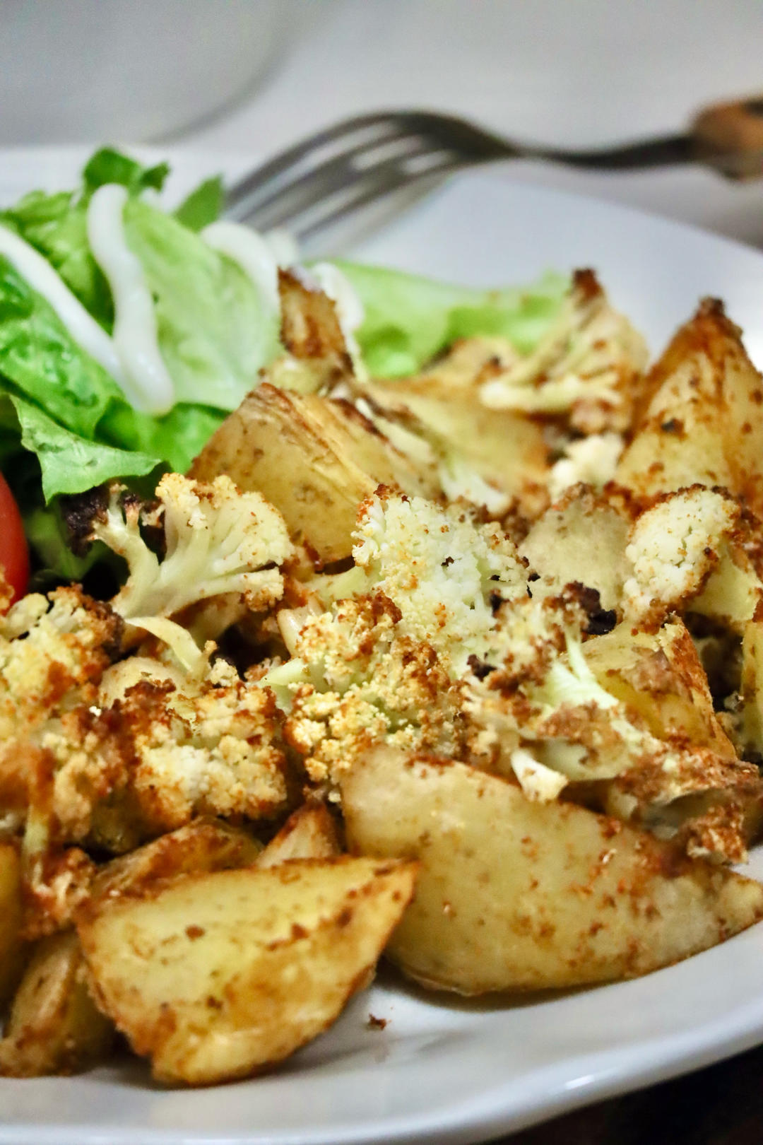 花椰菜烤土豆—减脂餐