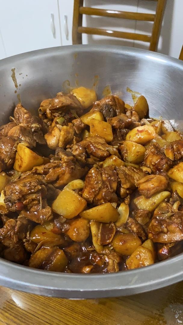 帅锅锅做的美味大盘鸡