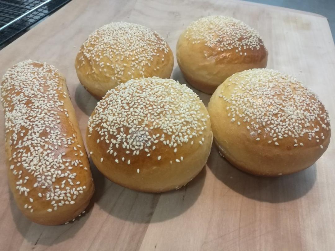自制营养肉饼汉堡包