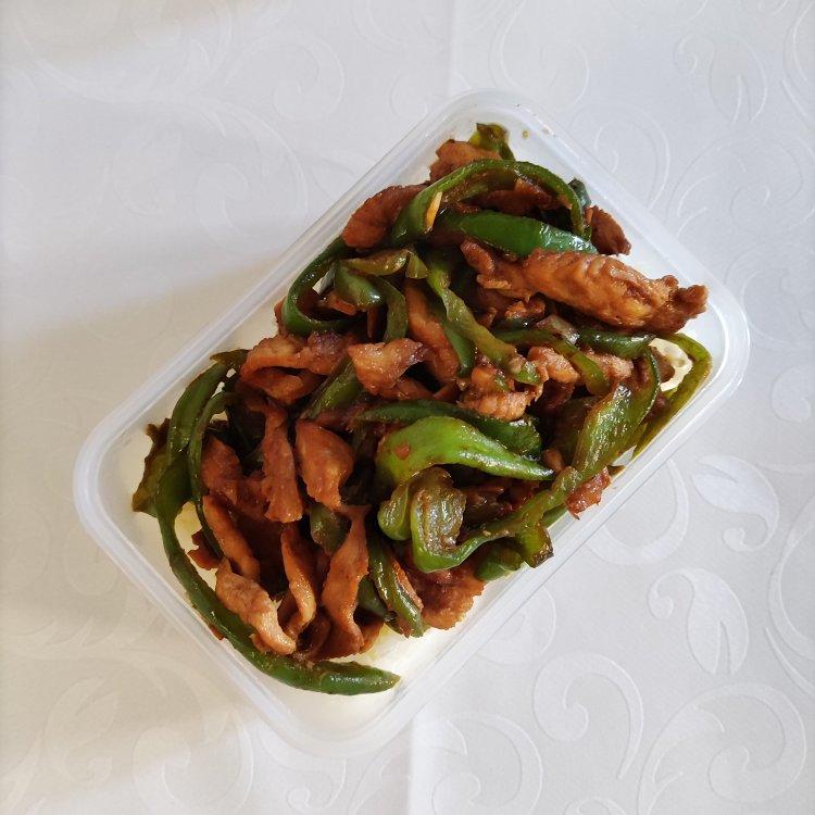 #家常菜# 米饭杀手尖椒肉丝（鸡丝）