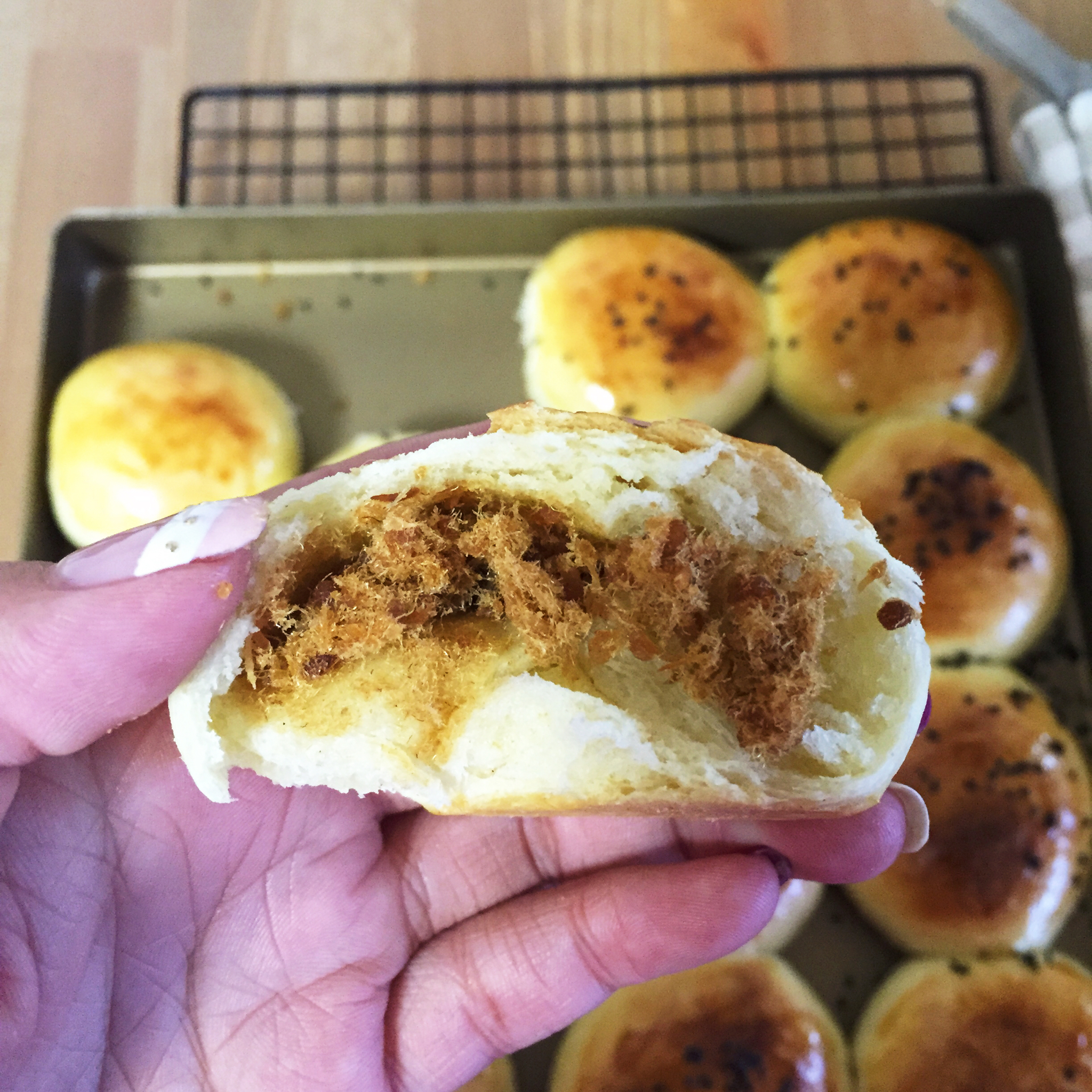 肉松小餐包（一鸣奶吧版）