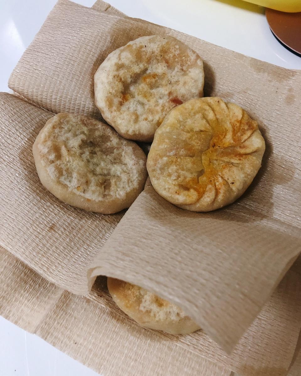 薄皮圆白菜素馅儿饼（无需擀面杖）