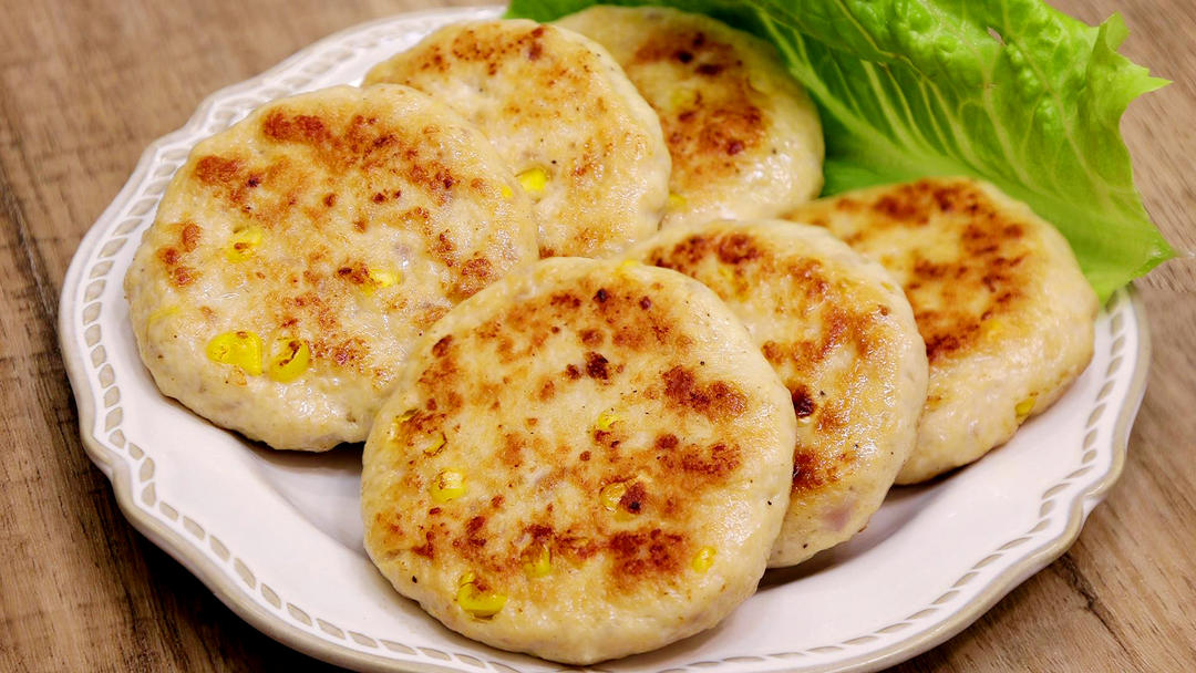 鸡肉豆腐早餐饼