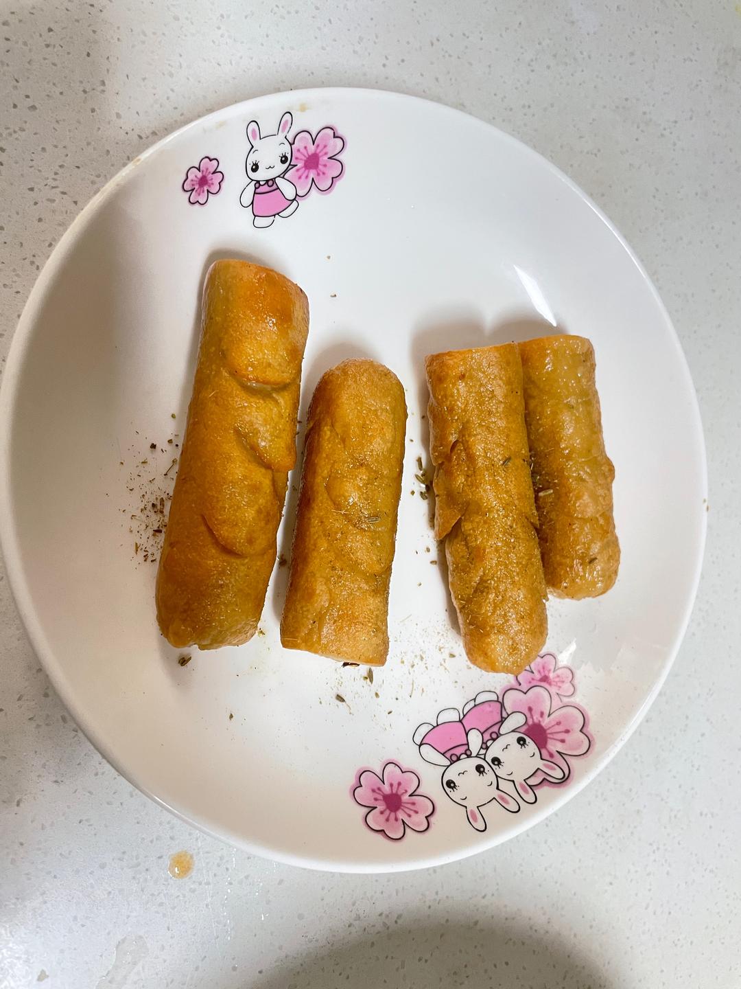 儿时小零食（炸鸡肉肠）