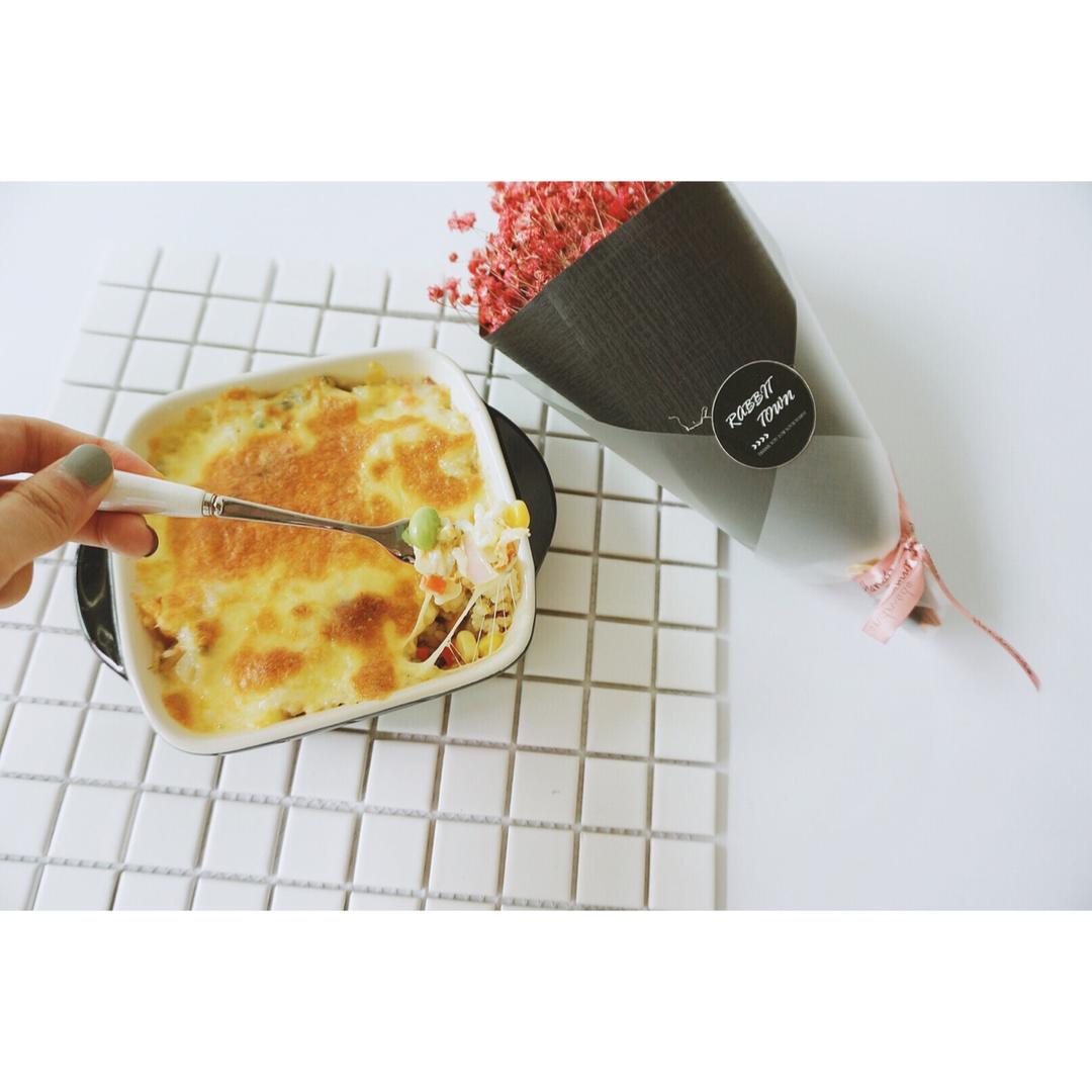 番茄培根焗饭