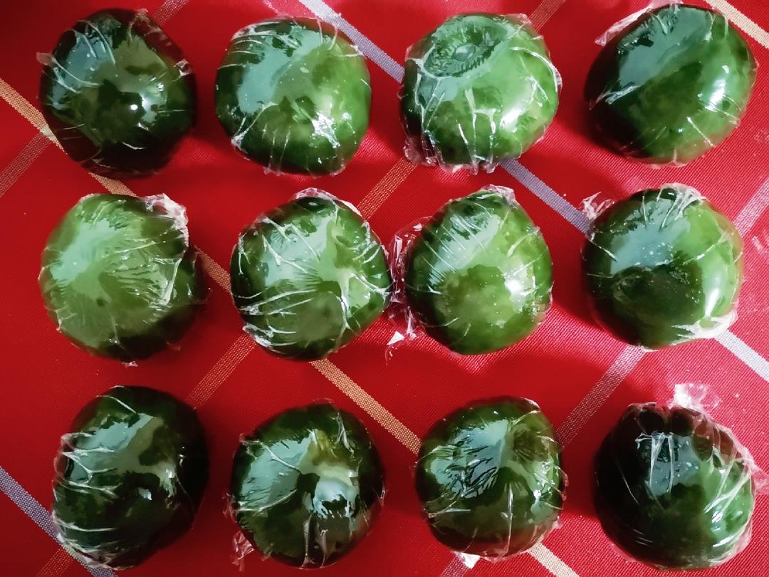 清明果:手制豆沙青团