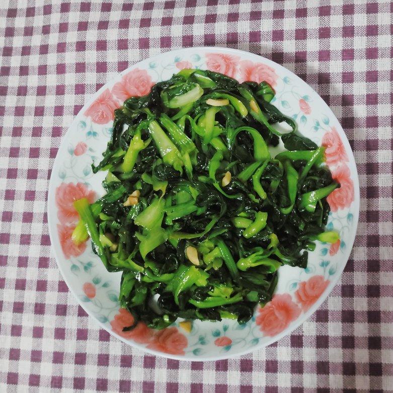 炒青菜，脆而不生，熟而不老
