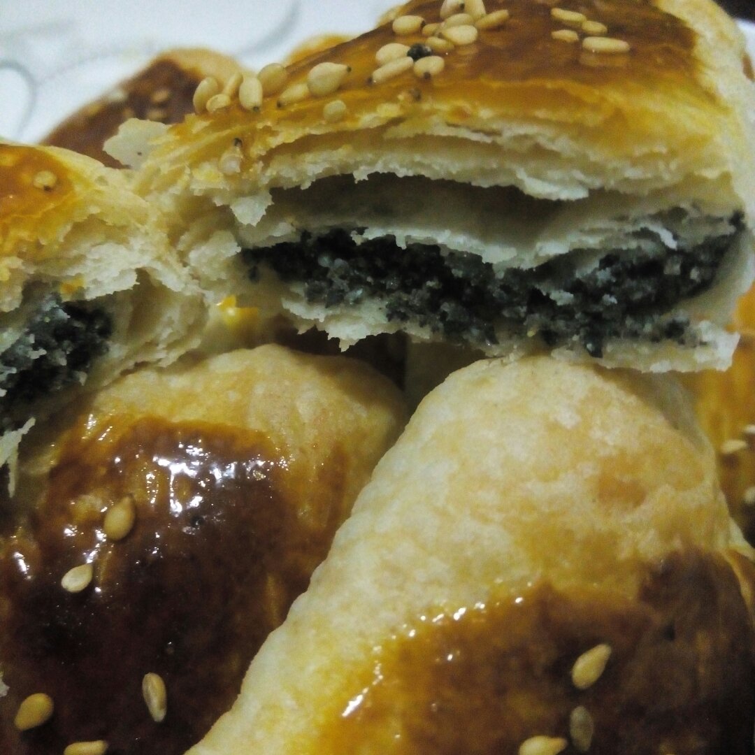 芝麻椒盐牛舌饼（北京小吃）