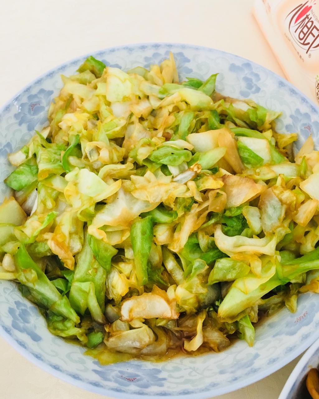 璞石ppt做的清炒包菜