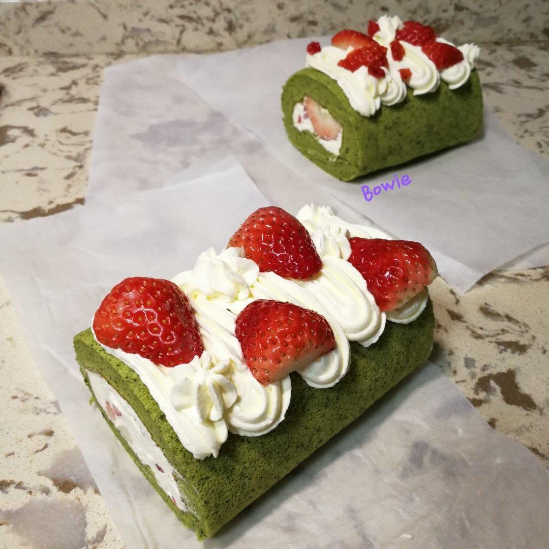 bowie6_6做的抹茶戚风蛋糕卷