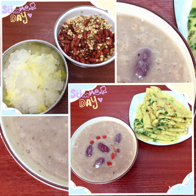 红豆莲子银耳羹（豆浆机版）