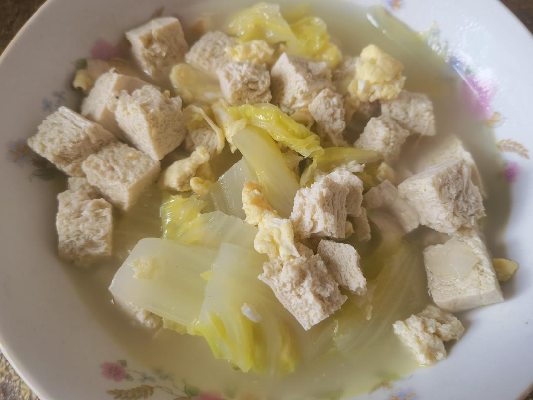 白菜豆腐汤