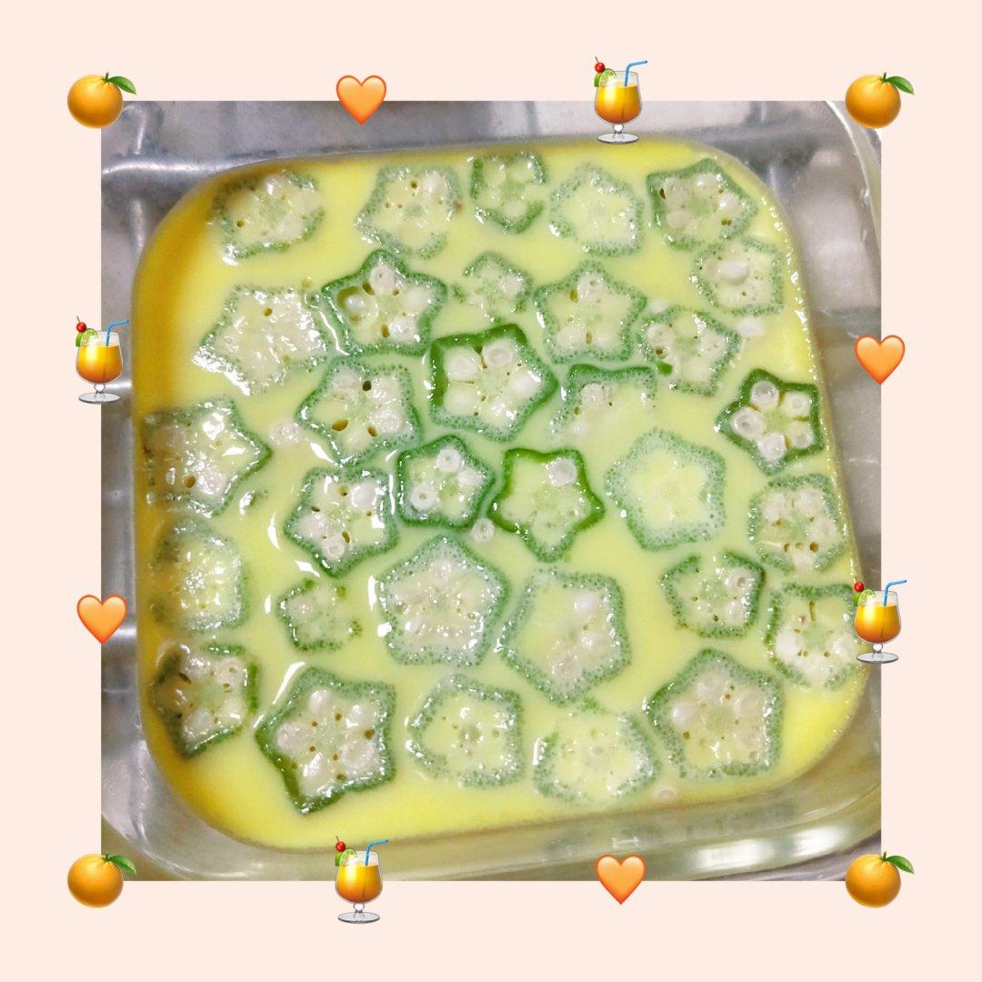颜值控-做一朵开在碗里的花秋葵蒸水蛋